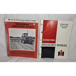 1978 International Harvester IH 3388 & 3588 Product Guide & Operator Manuals 2+2